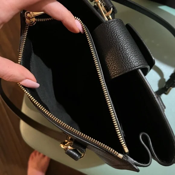 Furla Studded Leather Satchel - Picture 5 of 9